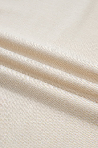 Apricot Lace Trim Top
