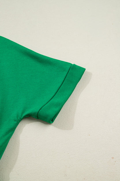 Green  Half Zip Dres