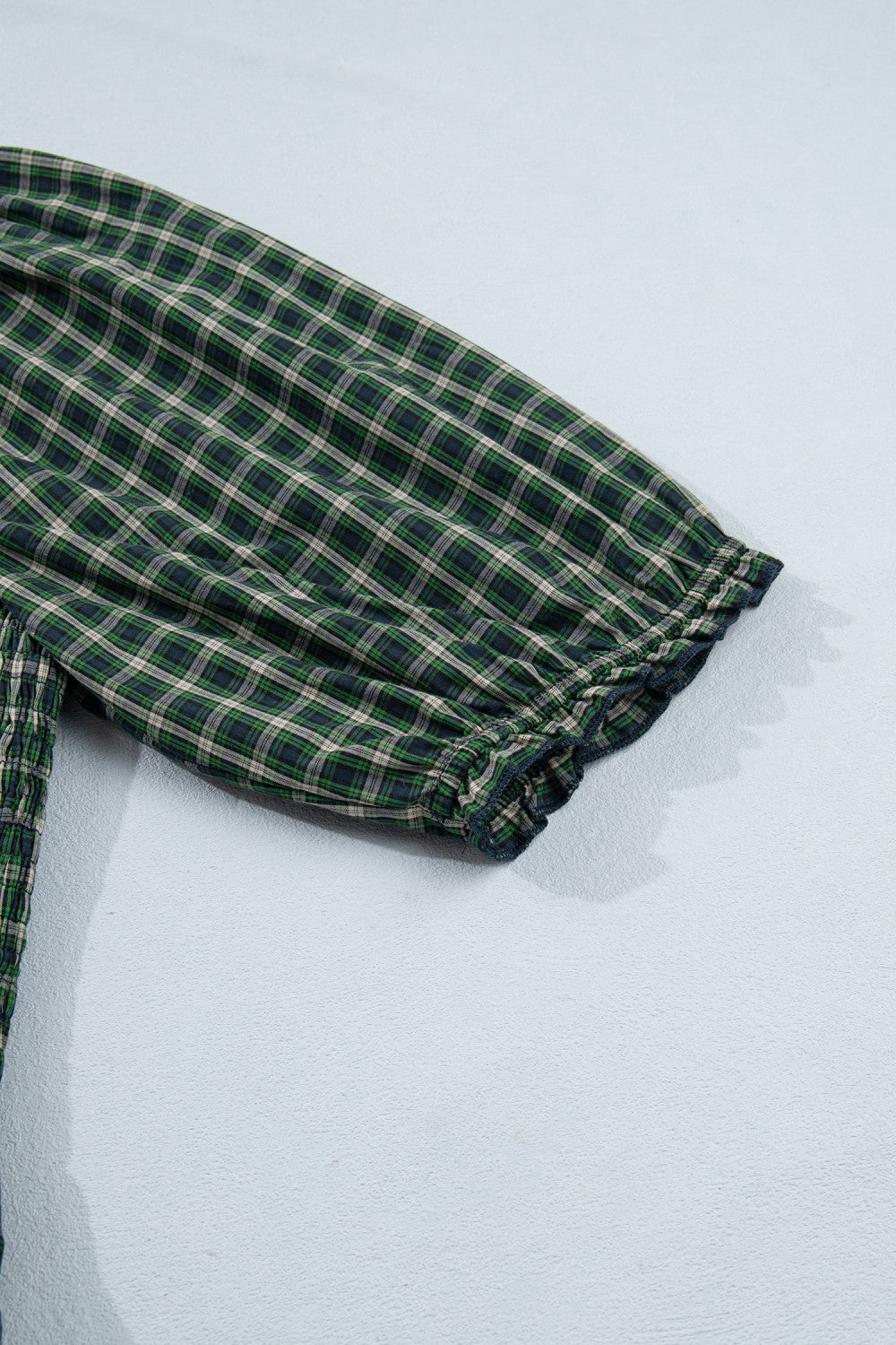 Green Plaid Maxi Dress