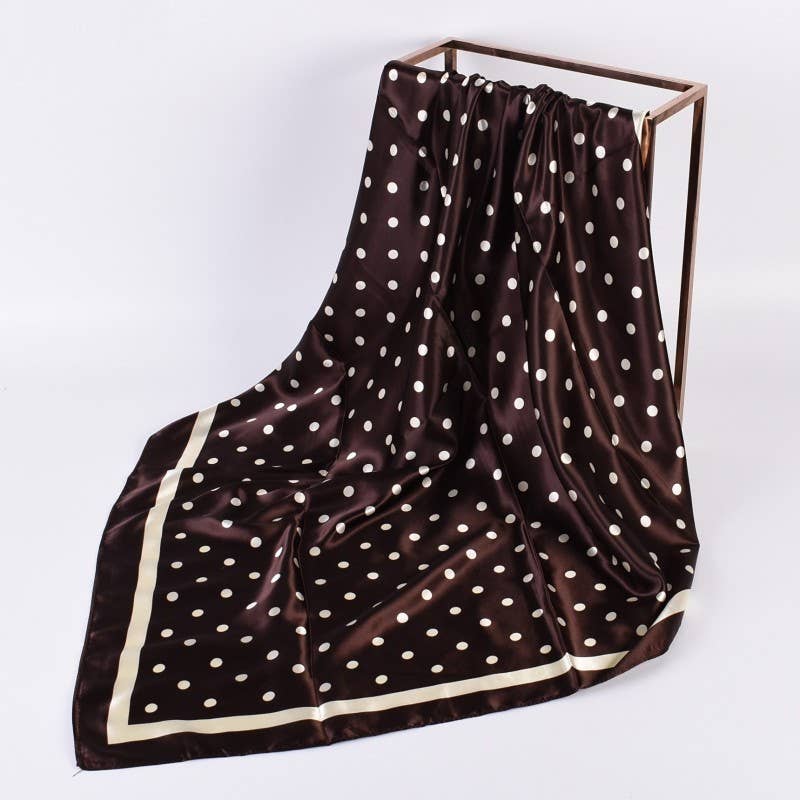 POLKA DOT PRINT SCARF