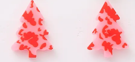 Acrylic Christmas Earrings