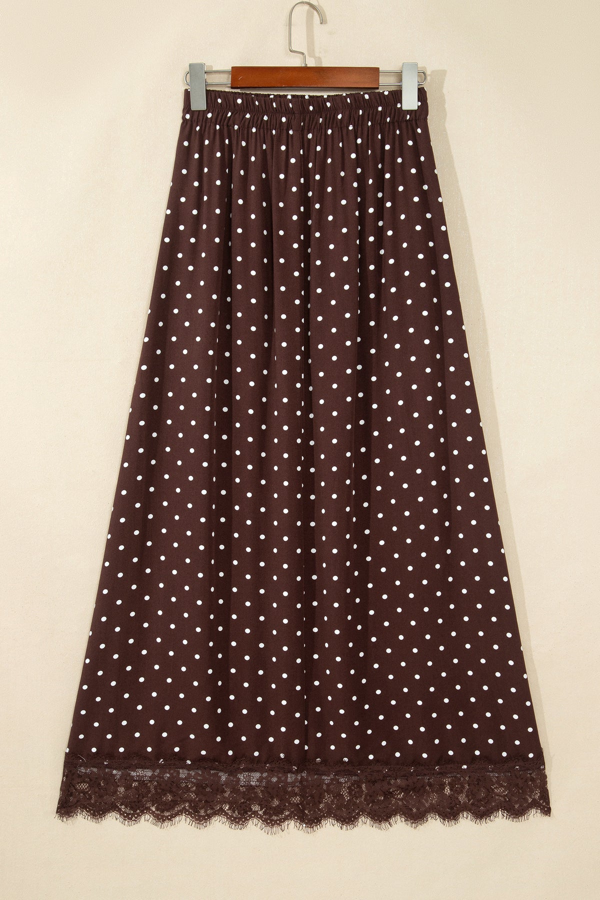 Brown Polka Dot Skirt