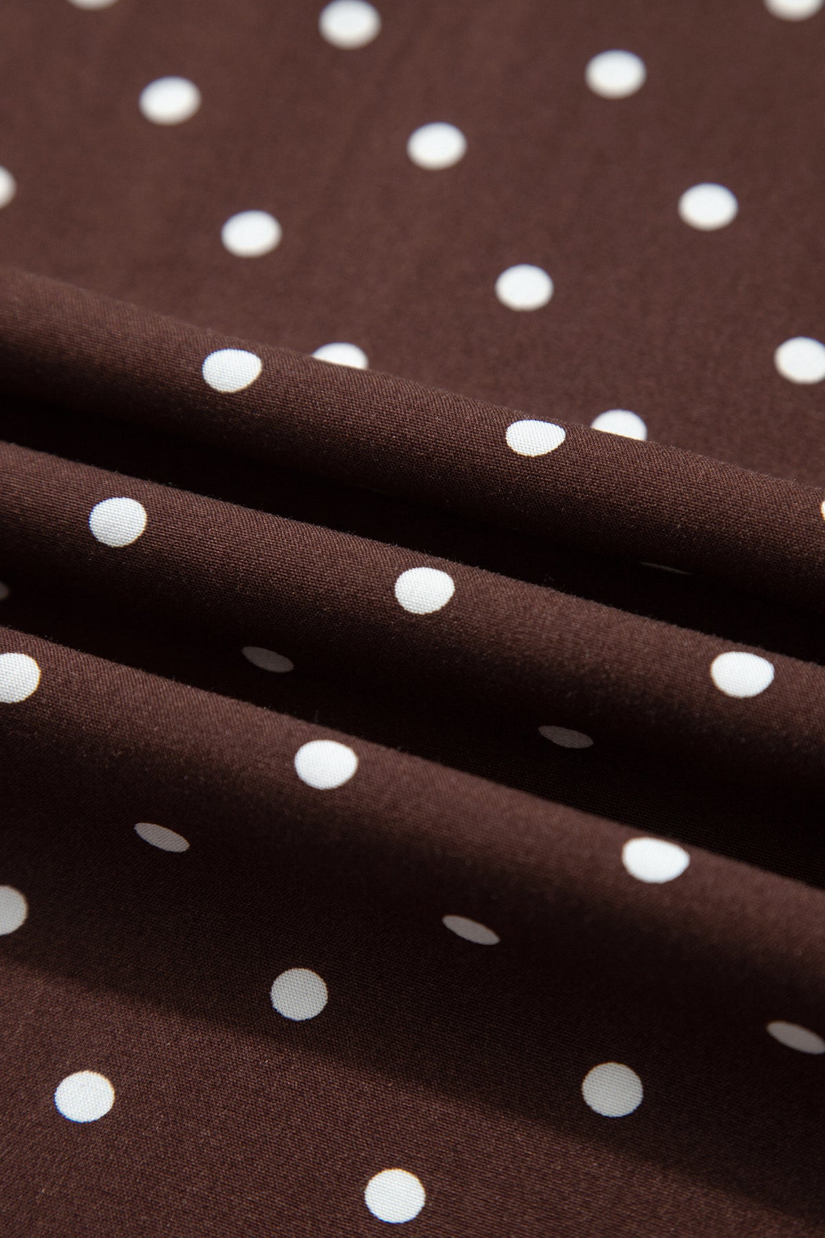 Brown Polka Dot Skirt