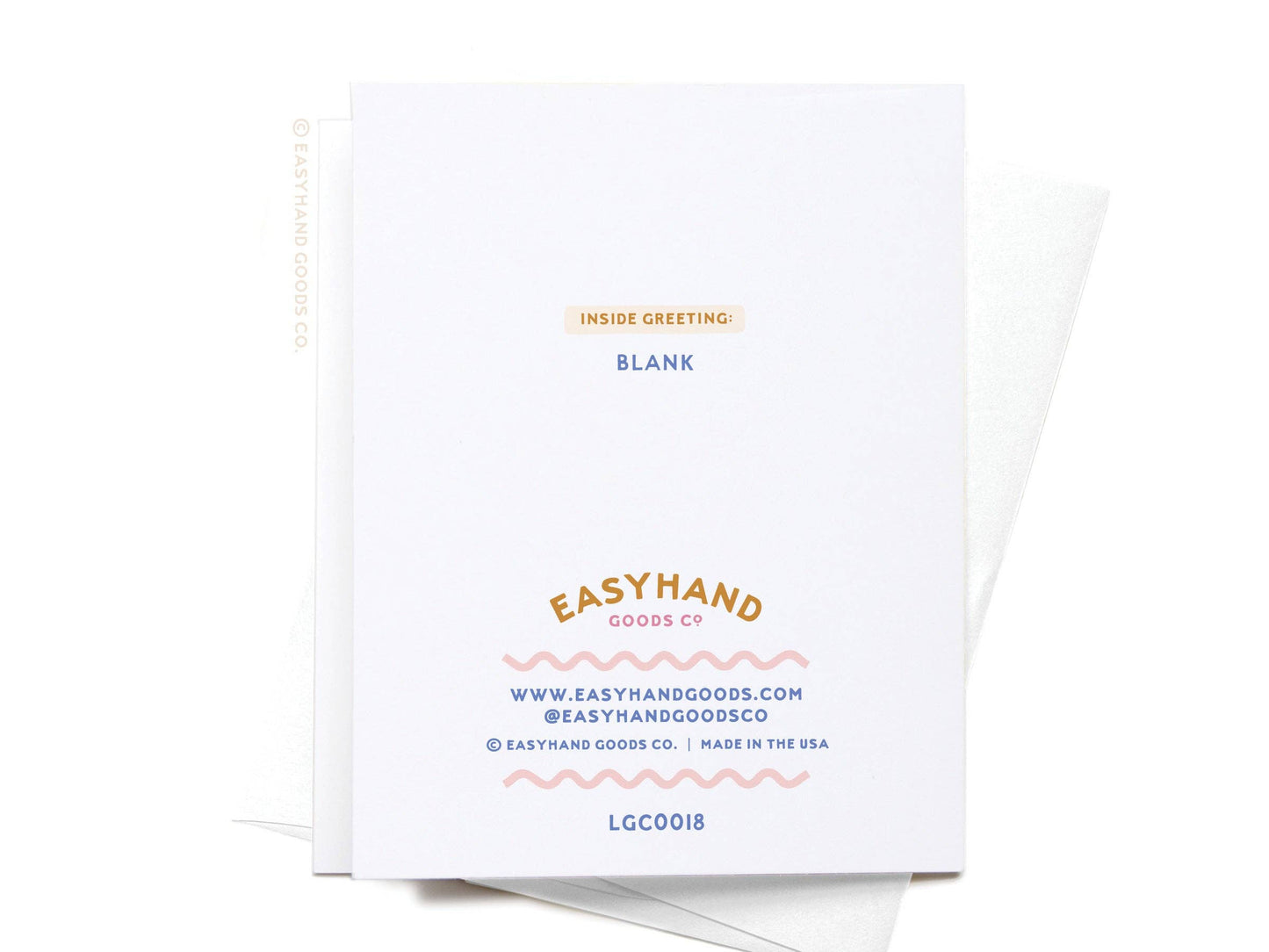 Sending Good Vibes Letterpress Greeting Card