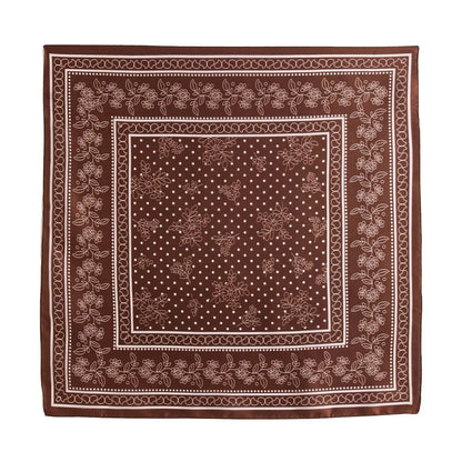 Floral Bandana Print Scarf