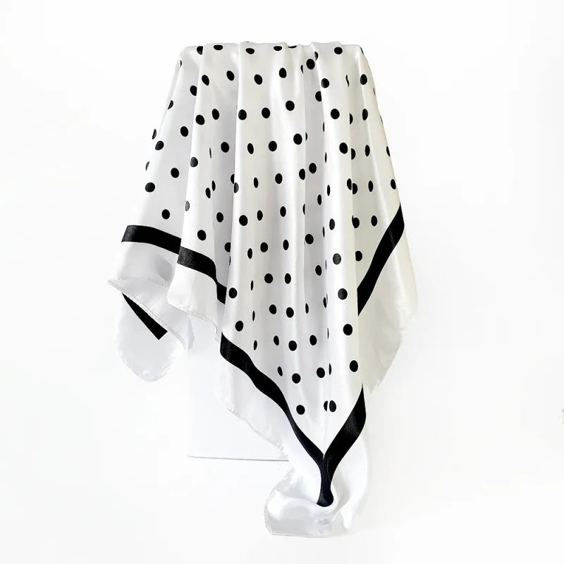 Oversized Polka Dot Scarf