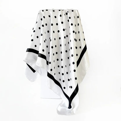 Oversized Polka Dot Scarf