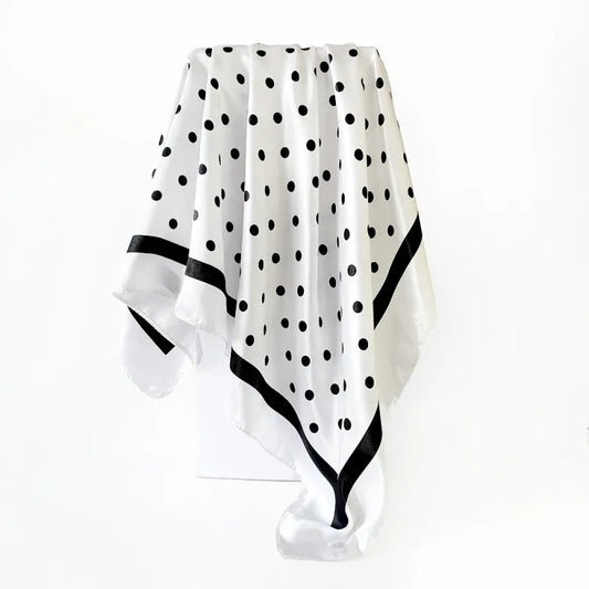 Oversized Polka Dot Scarf