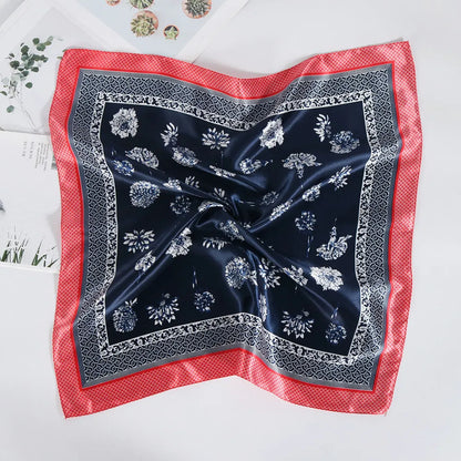 Floral Trim Small Scarfs