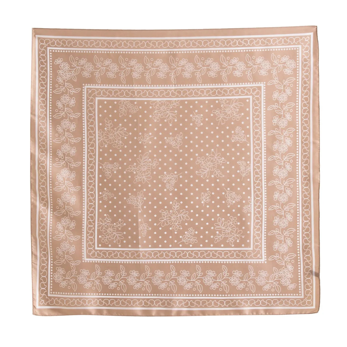 Floral Bandana Print Scarf
