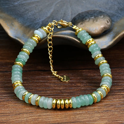 Natural Stone Beaded Bracelet