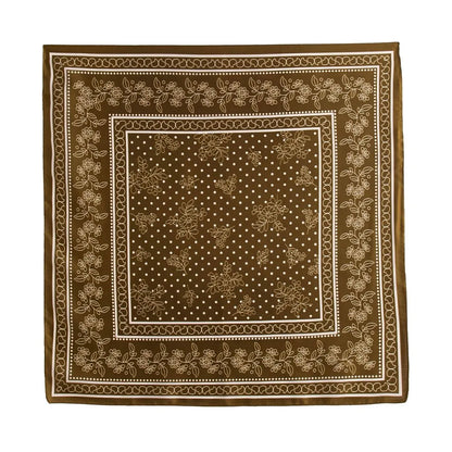 Floral Bandana Print Scarf