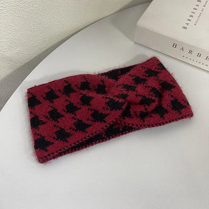Houndstooth Ear Warmer