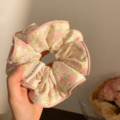 Printed scrunchies