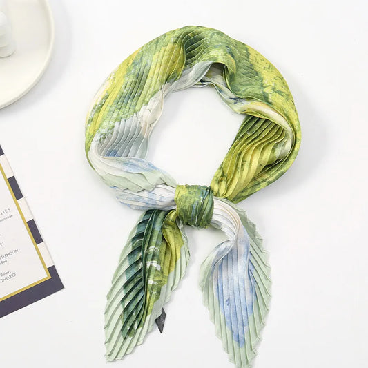 Pleated Neck Scarf