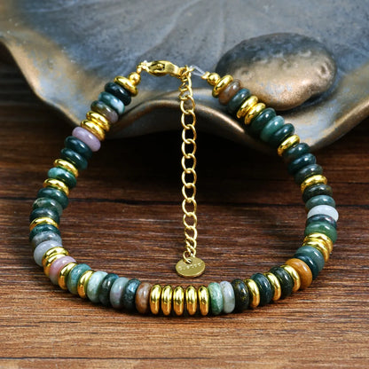 Natural Stone Beaded Bracelet