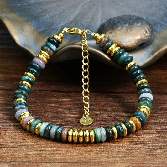 Natural Stone Beaded Bracelet