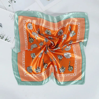 Floral Trim Small Scarfs