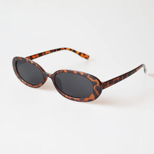 Retro Oval Small Frame Sunglasses