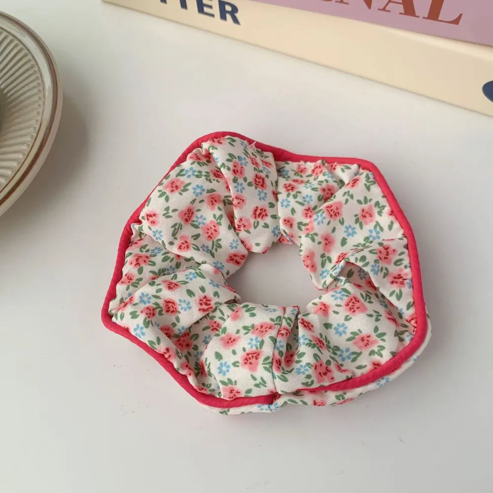 Printed scrunchies