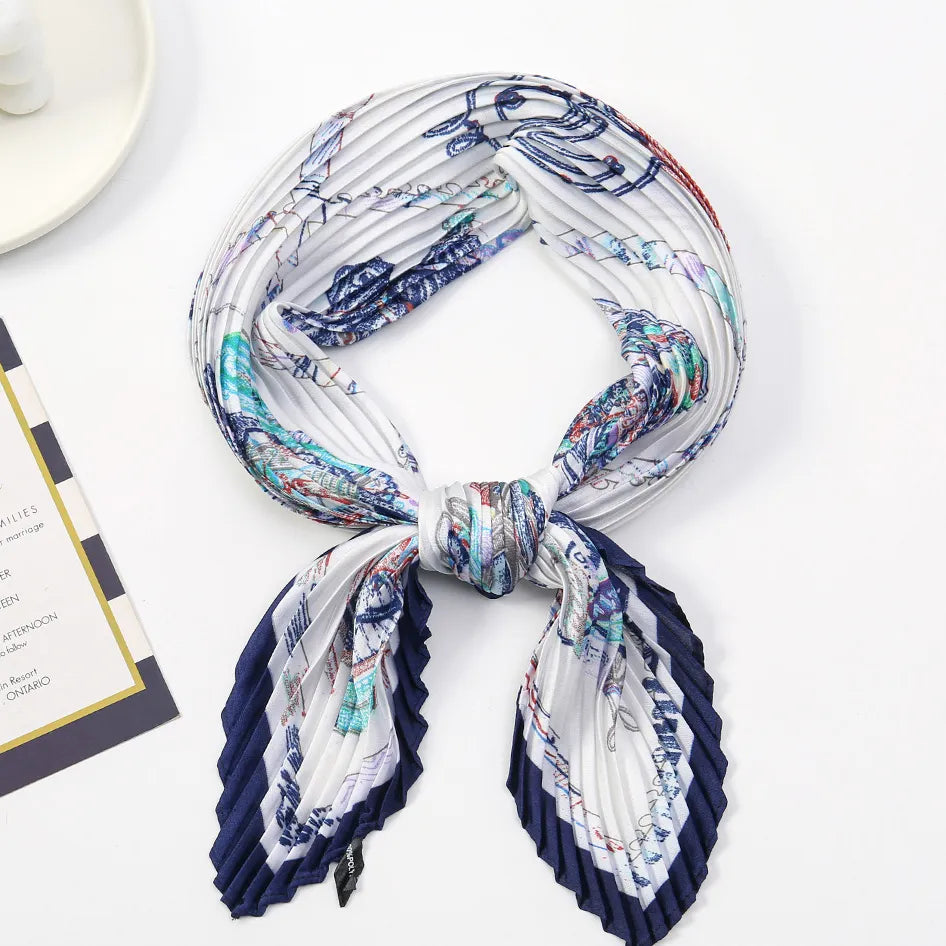 Pleated Neck Scarf