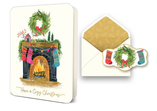 Cozy Christmas Deluxe Greeting Card