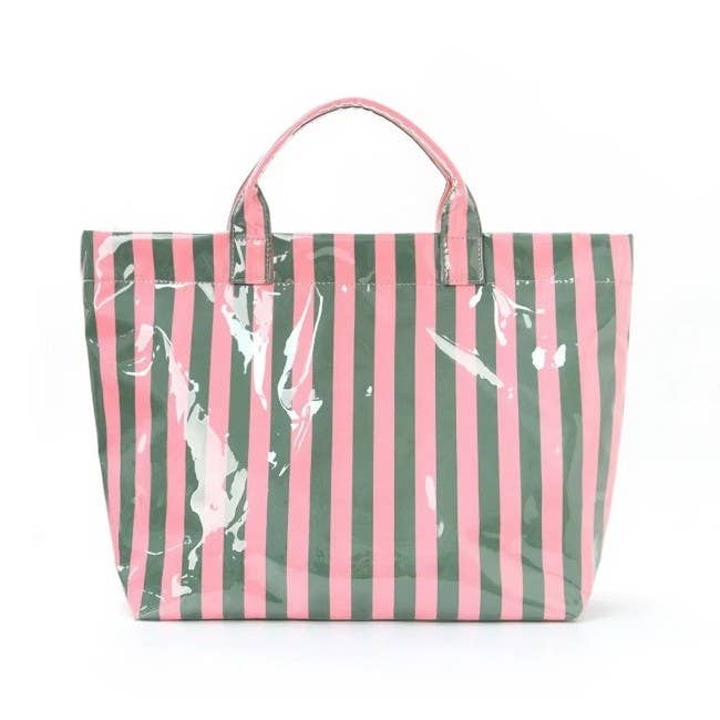 Large Striped Tote Bags