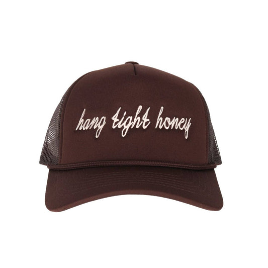 Hang Tight Honey Embroidered Trucker Hat