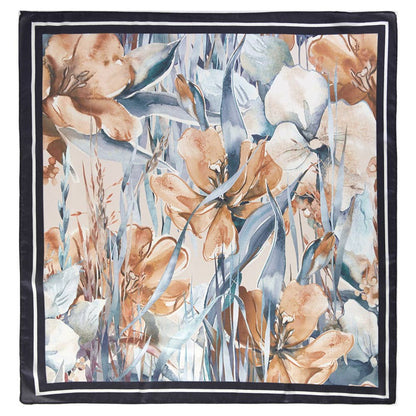 Watercolor Tulip Meadow Print Scarf
