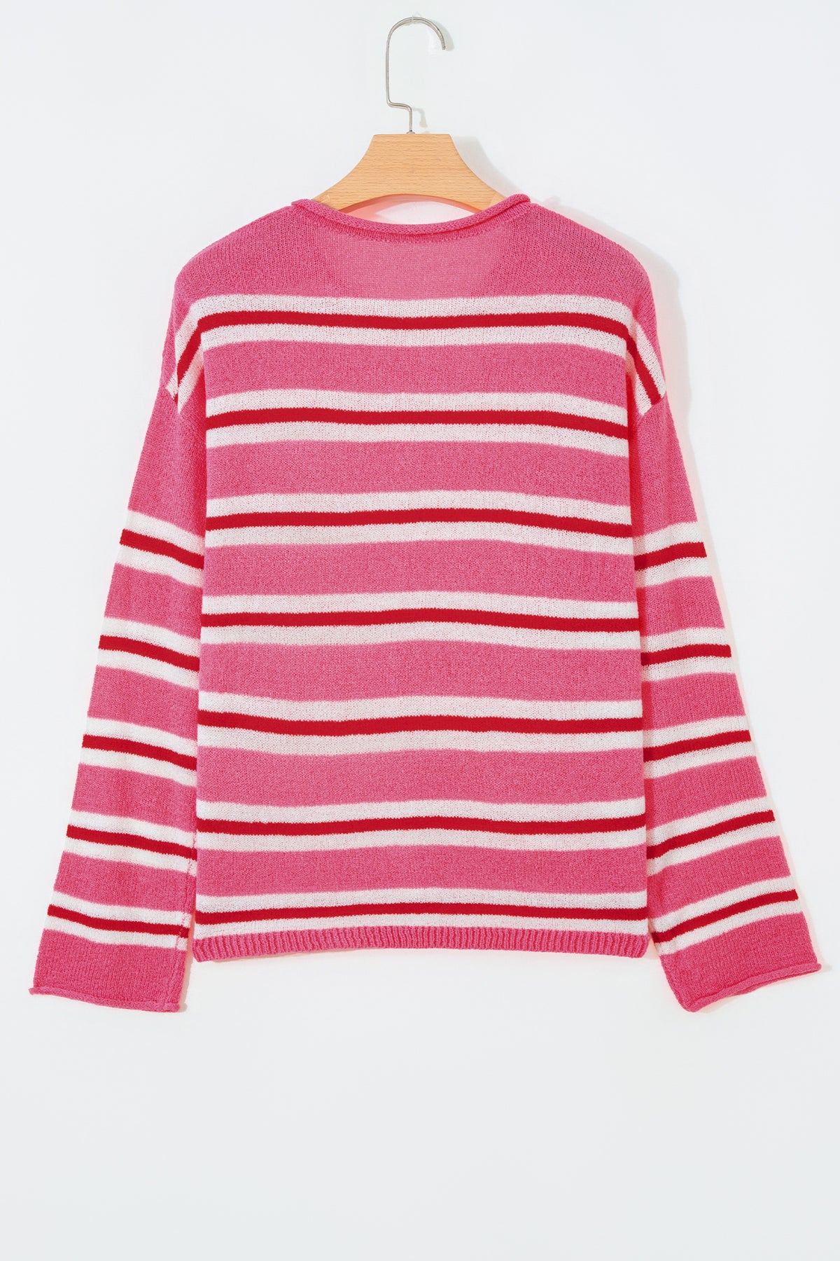 Pink Stripe Cardigan