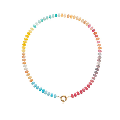 Glass Bead Mixed Necklace