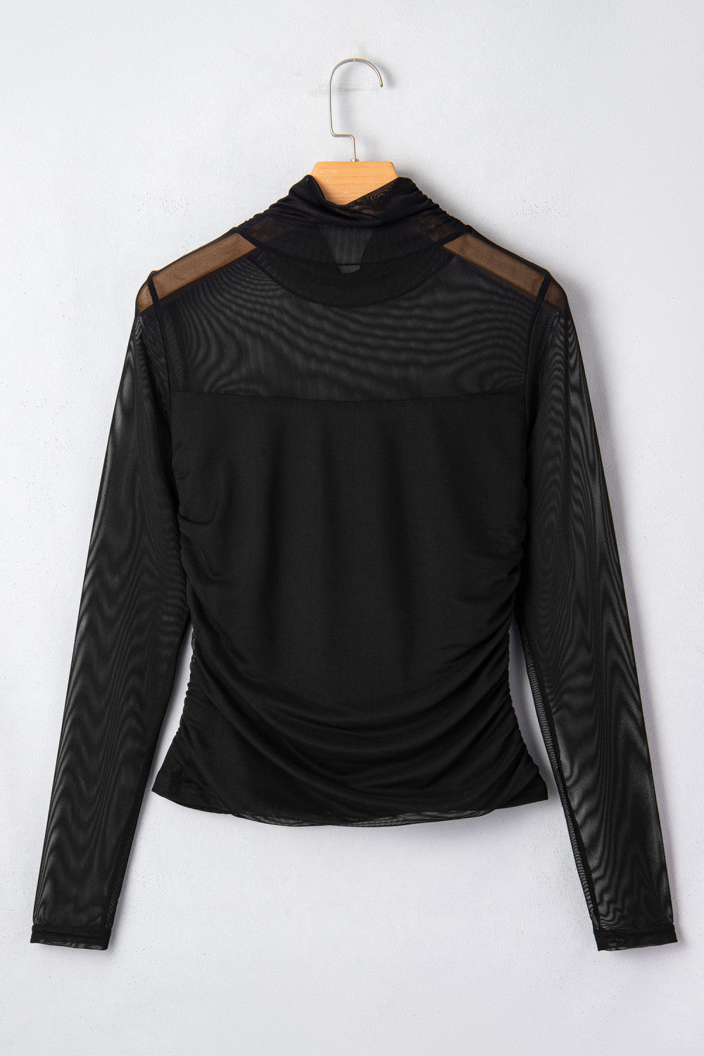 Black Sheer Top
