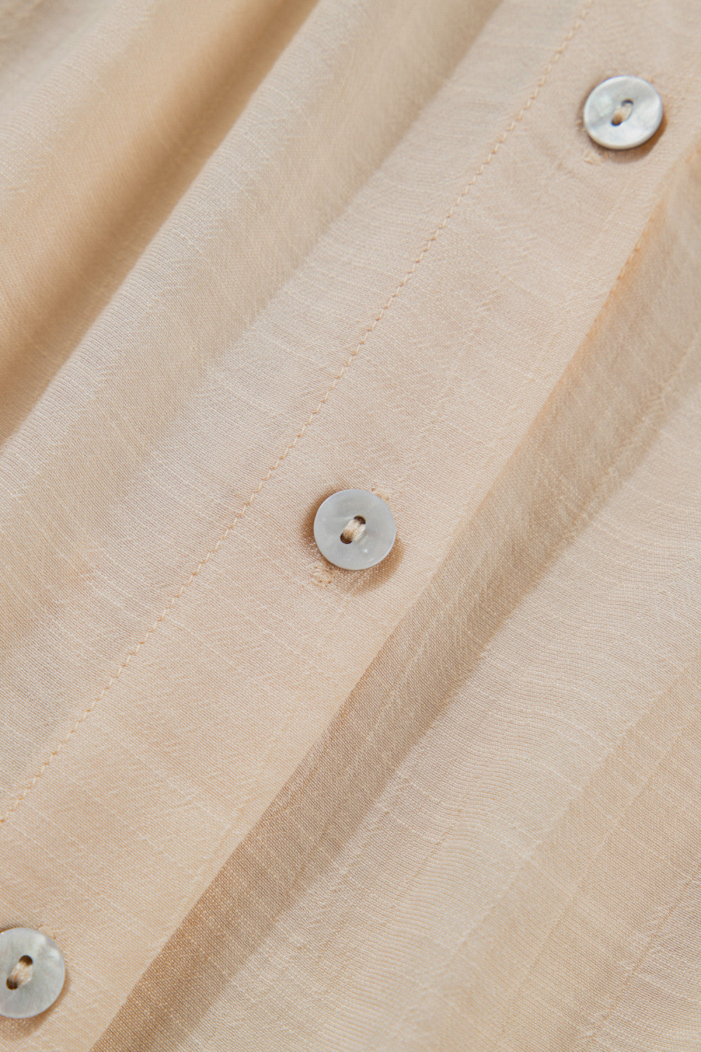 Oatmeal Lace Button Up