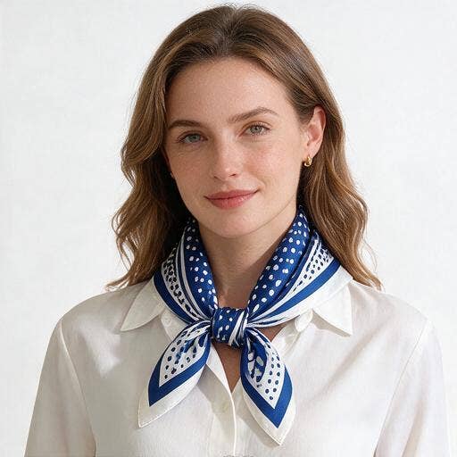 Polka Dot & Stripes Scarf