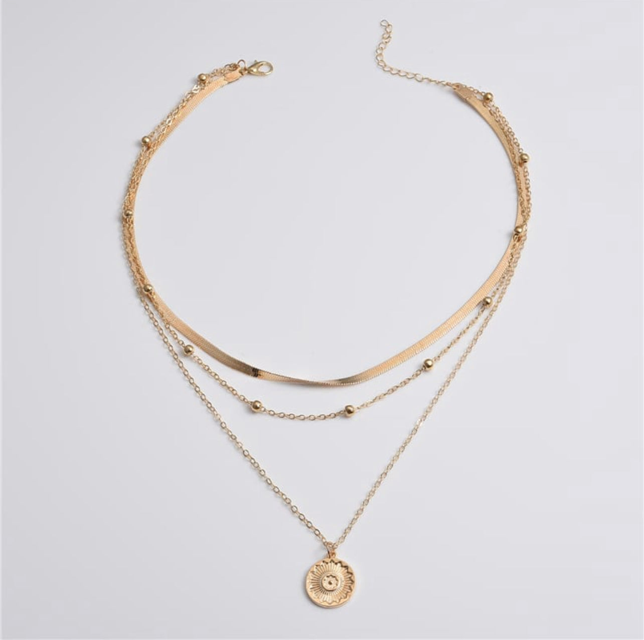 Lay coin necklace