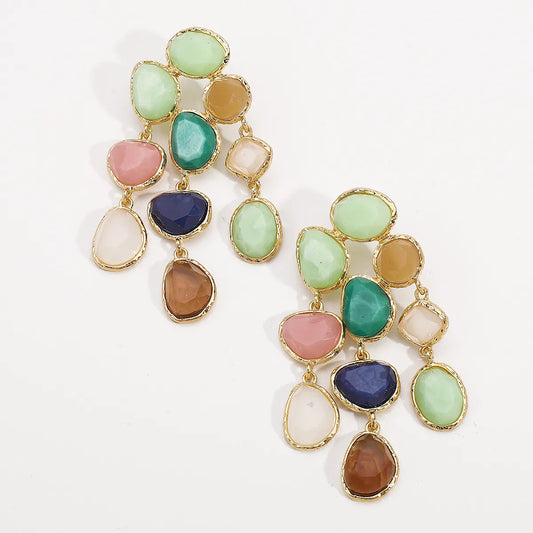 Multicolor Tassel Earrings