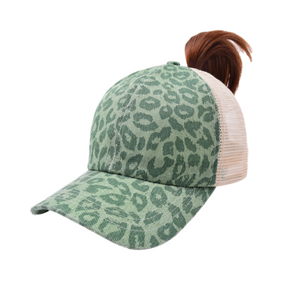 Take Me Out to The Ball Game ponytail cap