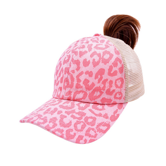 Take Me Out to The Ball Game ponytail cap